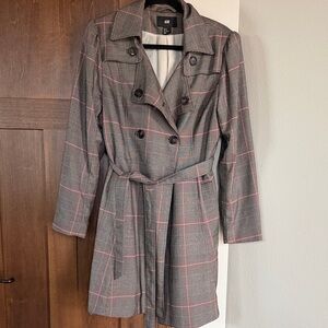 H&M double-breasted trench coat